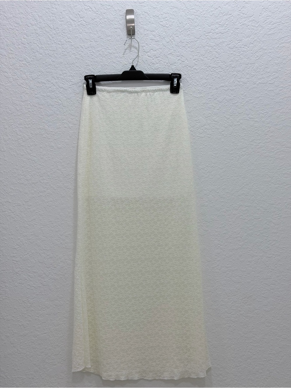 See You Monday Cream Lace Maxi Skirt